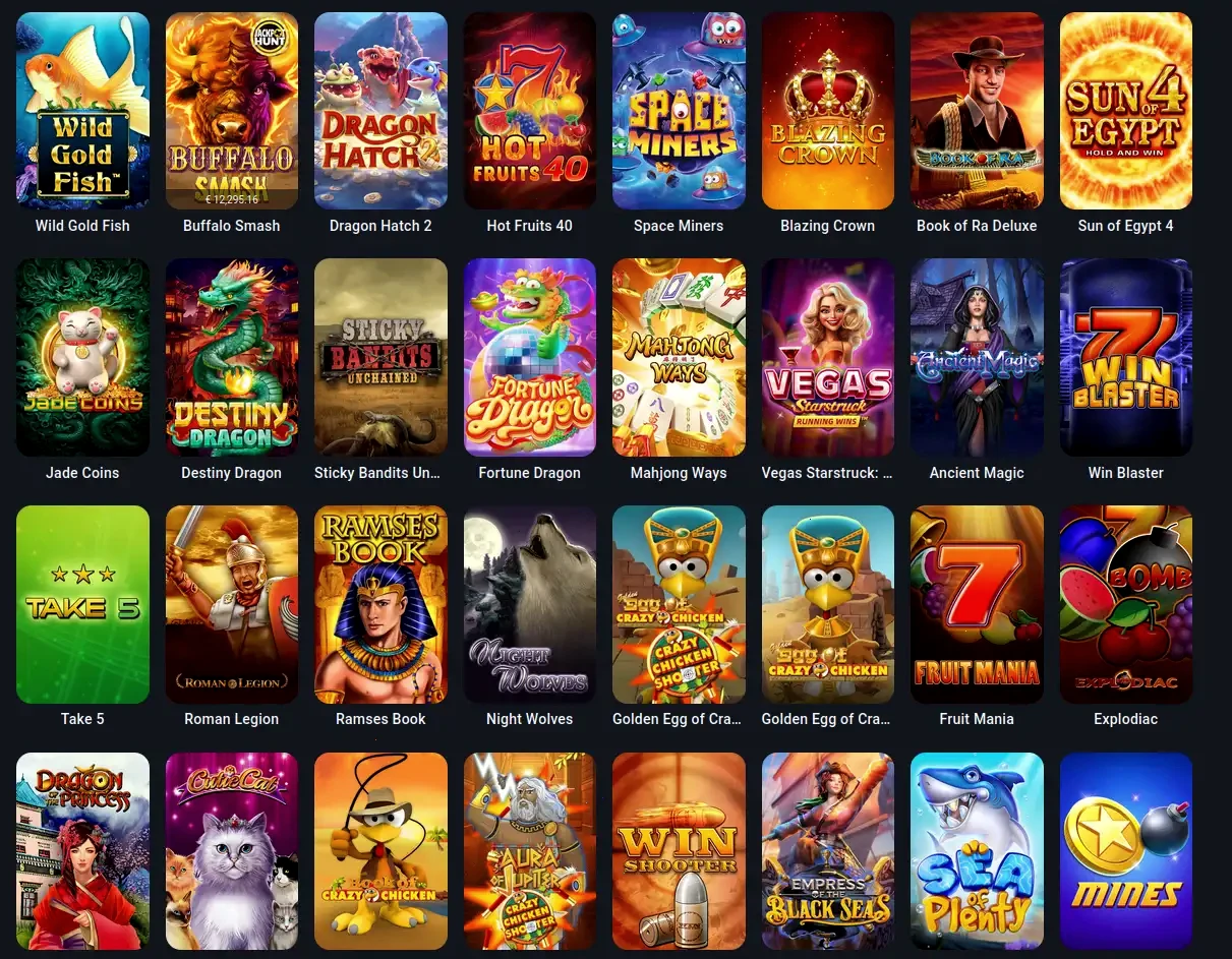 Action Casino mobile interface showing slots and live casino games on a smartphone